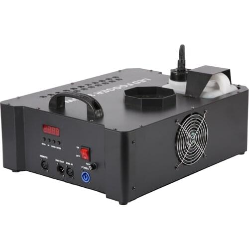 High Power 3000 Watt DMX-512 Smoke Fog Machine RGB 3 IN1 30 LED Lights Remote Control DJ Party Stage Show Fogger Vertical Spray