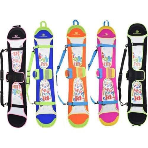 High quality snowboard bags Candy color neoprene material skis bags carry and backpack