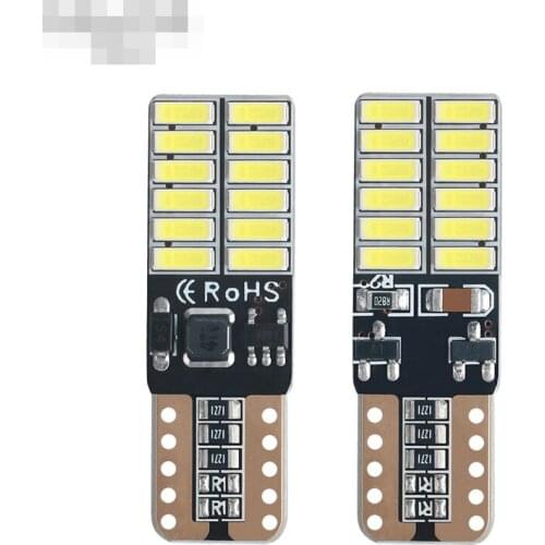 1 pcs Canbus T10 W5W 194 501 Car LED Interior Instrument Lights Bulb for Car Diode Auto Width Lamps Vehicle White Red Blue 12V