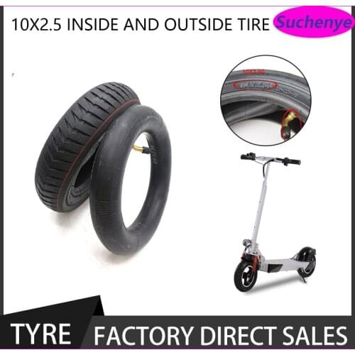 10 Inch 10x2.5 (60 / 85-6) Inner And Outer Tires For Electric Scooter High Quality Thickened Wear Resistant Tire