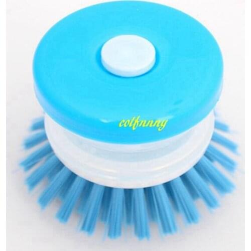 480pcs/lot Fast shipping Cleaning Brush Brushes Scrubbing Detergent Dish Liquid scrub brush Kitchen Washing Up Easy