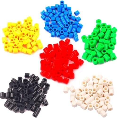 50PCS 6X6 Key A56 Switch Cap for 6*6 Buttons Multicolor 6MM Height Red/White/Black/Blue/Green/Yellow