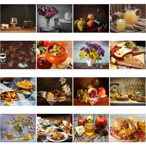 Diy Diamond Mosaic French Fries Diamond Embroidery Food Painting Number Picture Cross Stitch Kit Home Decor