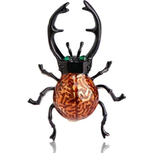 Madrry Big Pliers Insects Brooches For Women Men Girls Kids Gunblack Color Broches Coat Suit Collar Clips Party Decoration Joyas