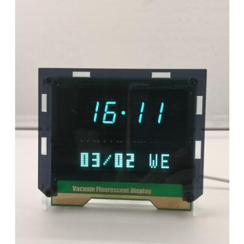 VFD Clock VFD Display Dual Screen Display WIFI Timing Immersion Gold Circuit Board VFD CLOCK