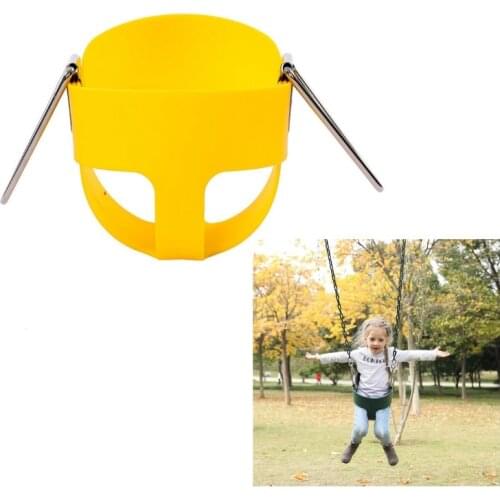EVA Garden Swing Slide Park Children Baby High Back Full Bucket Seat Swing Game Playing Toy With Carabiners Garden Furniture