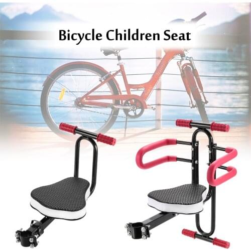Electric Bicycle Child Baby Chair Bike Front Safety Release Saddle Seat with Armrest Guard Bar Pedal Cycling Acccessories