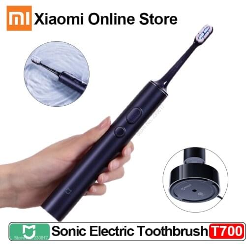 Xiaomi Mijia Sonic Electric Toothbrush T700 Soft Bristles LED Screen Wireless charging Waterproof Toothbrush Support Mijia APP