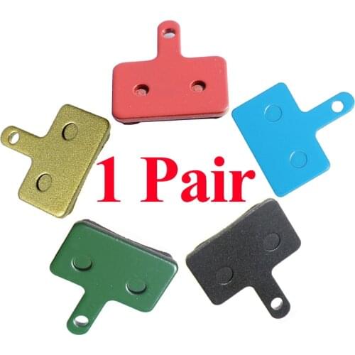 1 Pair (2pcs) Disc Brake Pads Bike MTB Parts 5 Colors For SHIMANO B01S M375 M395 M446 M485 M486 M416 Deore M515 M525 Bicycle Pad