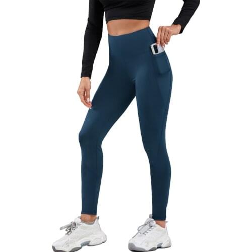 Yoga Pants Women with Pocket High Waist Leggings Sport Girl Gym Trousers Female Tummy Control Running Tights Fitness Clothes
