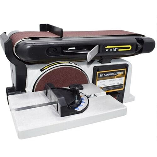 MM491G Woodworking Sanding Machine Multifunction Sandpaper Polishing Machine 220V Desktop Woodworking Sharpening Grinder Machine