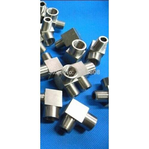 Stainless steel 304 street elbow Wire inside and outside bend Inside and outside the teeth bend american-made NPT1/4"