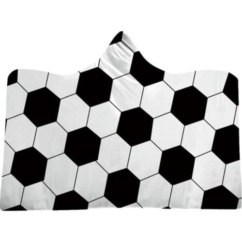 Hooded Blanket For Adults Kid Warm Wearable Fleece 3d Hooded Blanket Cloaks Cap Blanket Air Conditioning Blanket Portable