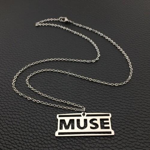 Muse Pendant Necklace Women Love Necklaces Stainless Steel Jewelry Girlfriend Gift for Valentines Day YP3946