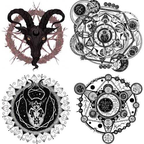 Three Ratels QC450 Divination mark magic array portal Creative Poster Self Adhesive Removable