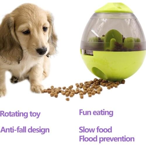 Tumbler Leaking Toy Prevention Eating Artifact Anti-fall Design Fun Flood Rotating Toy Dog Toys