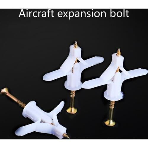 Aircraft expansion bolt Plastic expansion sleeve Aircraft anchor Gypsum board hollow brick hollow wall Expansion screw