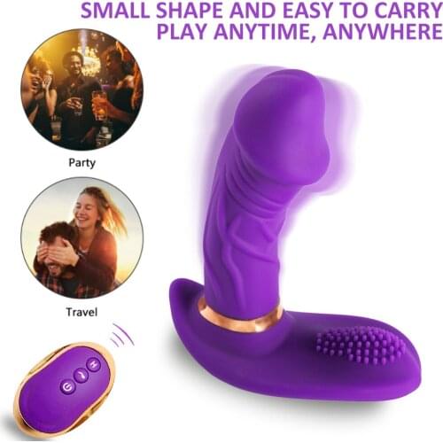 VSEXDO Wearable Dildo Vibrator For Women Wireless Remote Control Masturbator G-Spot 7 Frequency Vibrator Sex Toys for Couple Gay