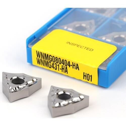 WNMG080404 WNMG080408 WNMG080402 HA H01 original Inserts External Turning Tool Carbide Insert CNC Lathe Tool Processing Aluminum
