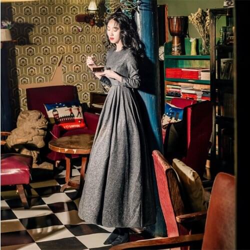 New High Quality Explosions Leisure Elegant Dresses Women sashes spring Casual Shirt Dress