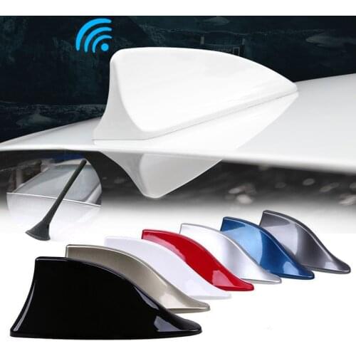 ZK30 Car Shark fin Antenna with Signal Radio Shark antenna Roof Modification car Universal antenna Decoration Free Punch antena