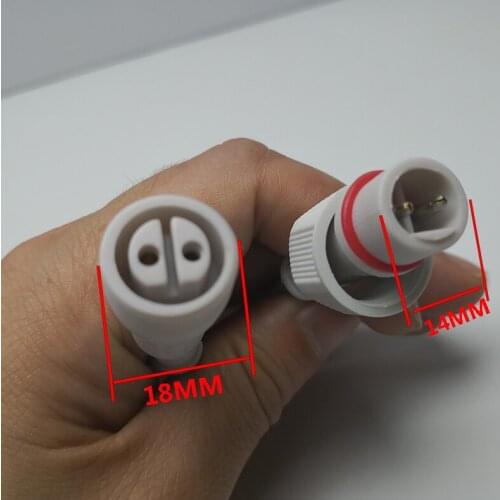 100 Pair DC Male to Female Connector Waterproof Cable 2Pin 0.75 square Waterproof DC Wires for LED Outdoor Light LED Digital Tub
