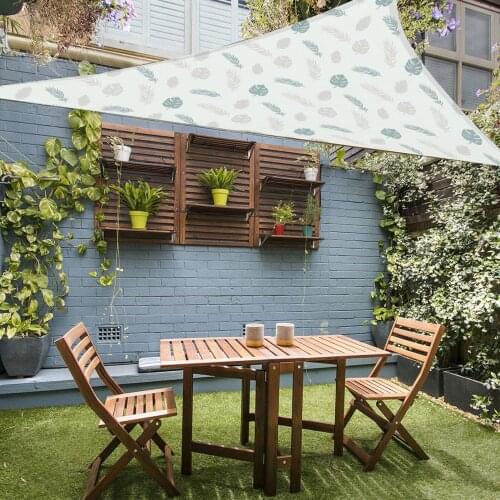 2/3/4M Triangle Sun Shade Sail Canopy UV Block Sun Shelter For Outdoor Facility&Activities Backyard Awning For Patio