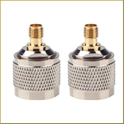 2PCS N Male to SMA Female(hole) RF Connector Adapter for 3G /4G USB Modem and Router antenna
