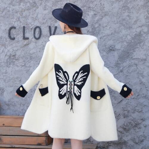 2020 Fashion Women Hooded Coat Winter Warm Plush Pockets Cotton Coat Outwear In Spring Autumn