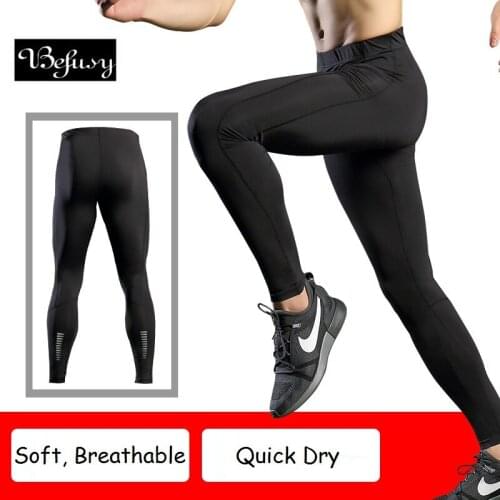 Befusy Compression Pants Men Sport Wear Jogging Pants Men Sports Leggings Training Pants Gym Man Running Tights Gym Clothing 3XL