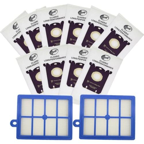 Bpfire Replacement Hepa Filter Dust Bags for Electrolux Vacuum Cleaner Filter Electrolux Hepa and S-BAG for philips bags aeg