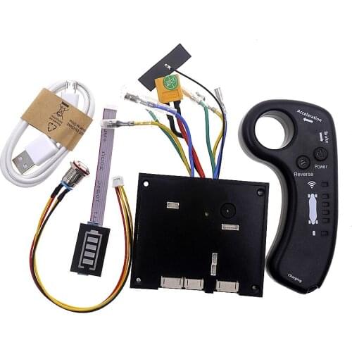 Remote control electric four-wheel skateboard brushless controller sine wave controller wireless driver dual drive 36V