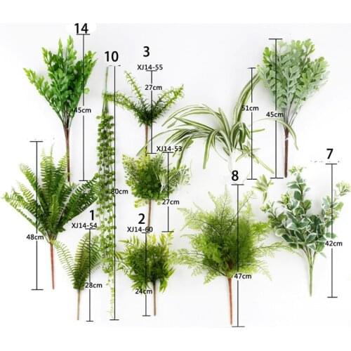 Artificial Plant Lawn DIY Background Wall Simulation Grass Leaf Wedding Home Decoration Green Wholesale Carpet Turf Office Decor