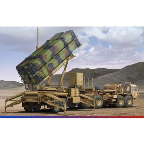 KingTair 1/35 scale Unassembled Tank Toy Kits US M983 Trailer & MIM-104F Patriot Missile System compatible tamiya