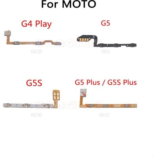 Power Button Switch Volume Button Mute On / Off Flex Cable For Motorola MOTO G5 G5S Plus G4 Play