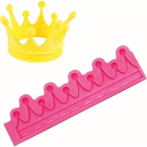 Crown Cake Decorating Silicone Mold Fondant Cake Mold DIY Chocolate Cake Decorating Tool