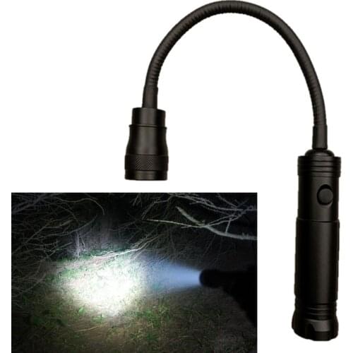 Multifunctional LED Flexible Gooseneck Flashlight Adjustable Inspection Lamp with Magnetic Base for Work Bench Emergency