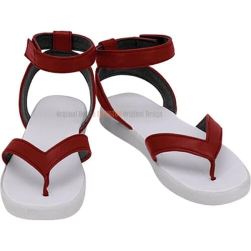 Kimetsu no Yaiba Kamado Tanjiro Anime Characters Shoe Cosplay Shoes Boots Party Costume Prop