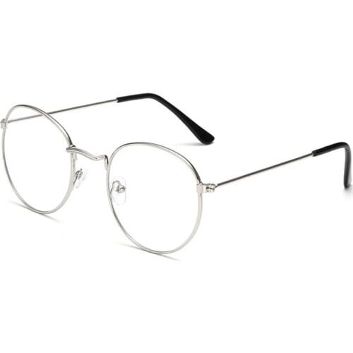 Seemfly Classic Reading Glasses Metal Round Frame Presbyopia Eyeglasses Men Women Computer Goggle Optical Spectacles 0 To +4.0