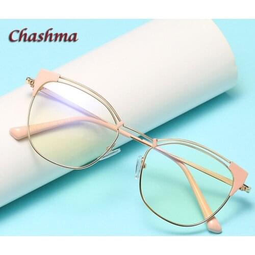 Chashma Glasses Frame Teens Optical Eyewear Women Cat Eye Spectalces Students Fashion Prescription Glasses