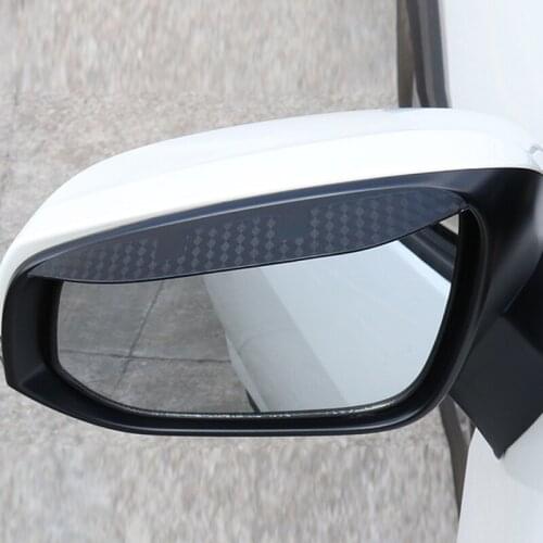 Suitable for RAV4 2020 modified Carbon Fiber Texture rearview mirror rain eyebrow rain cover mirror rain cover