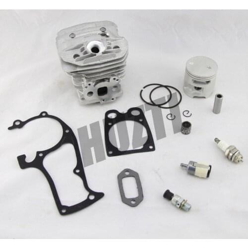Farmertec Made 51MM Nikasil Cylinder Piston With Gasket For Hus 575 575XP 570 Chainsaw Bearing Spark Plug Fuel filter