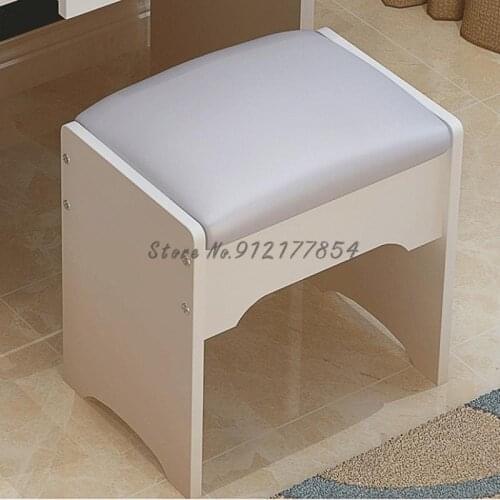 Simple modern dressing table low stool creative chair household living room stool table chair economical small makeup stool stoo