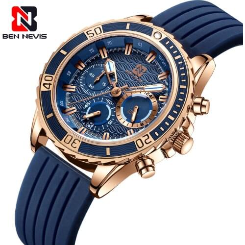 Silicone Men Military Watch Waterproof Watch Clock Relogios Masculino Choro Wrist Watches