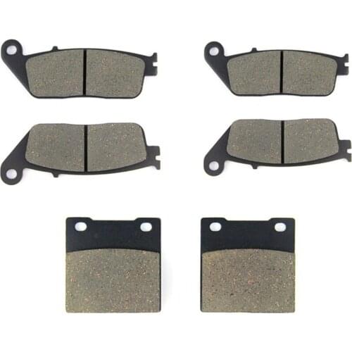 SOMMET Motorcycle Front + Rear Brake Pads Disks for Suzuki GSX 400 R/S/T/ZR/ZS/ZT Impulse Type (94-96) GSX400 LT142-142-63