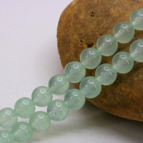 Light green aventurine 6mm round shape loose beads 15inch DIY stone fashion suitable bracelet&necklace jewelry making design
