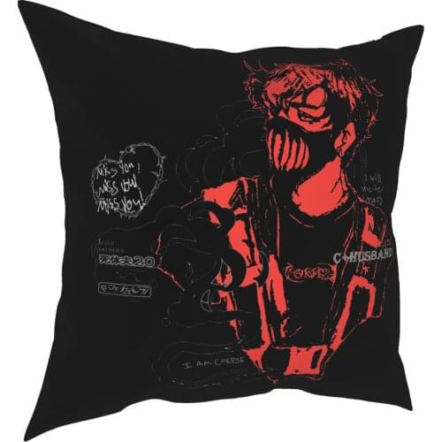 Corpse Husband Red Pillow Case Home Decorative Cushions Throw Pillow for Car Polyester Double-sided Printing Casual