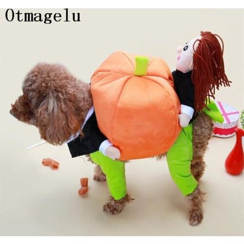 Funny Pet Cat Dog Costumes Dog Apparel Clothes For Halloween Cosplay Move Pumpkin Costume Puppy Jacket Cloak Cat Dog Accessories