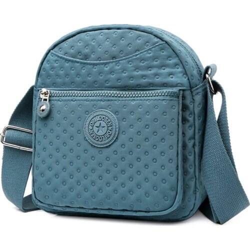 Womens Shoulder Bag Nylon Mobile wallet Handbag Large Capacity New Fashion Messenger Bag Small Womens Single Shoulder Tote