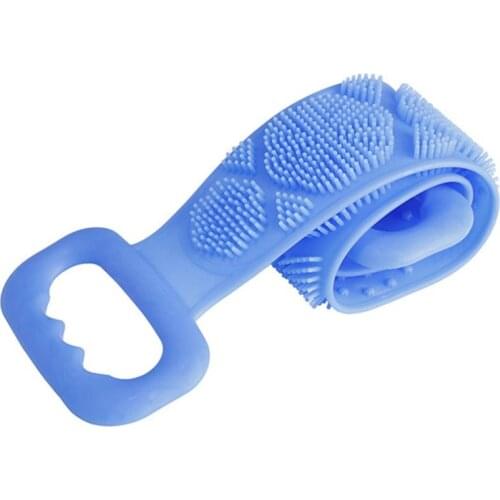 1 set Rubbing artifact silicone bath towel bath rubbing back massage bath brush Silicone Brushes Bath Towels